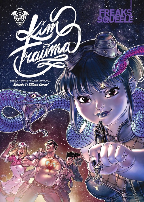 ebook cover of Freaks' Squeele : Kim Traüma - Tome 1 - Silicon Carne, by Rebecca Morse, Florent Maudoux, Sourya Sihachakr