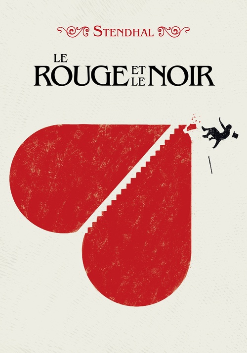 ebook cover of Le Rouge et le Noir - Edition abrégée, by Stendhal
