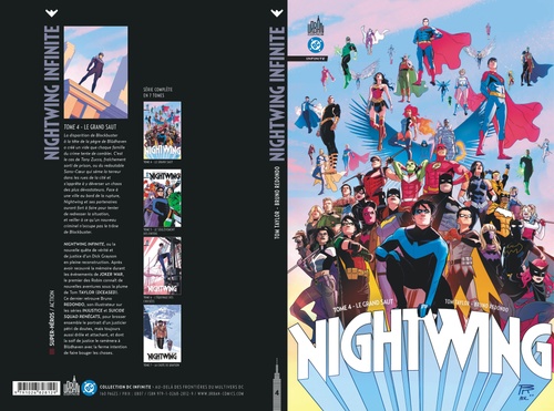 ebook cover of Nightwing Infinite tome 4, by Tom Taylor