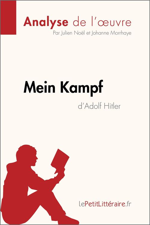 Couverture ebook de Mein Kampf d'Adolf Hitler (Analyse de l'oeuvre), de Lepetitlitteraire