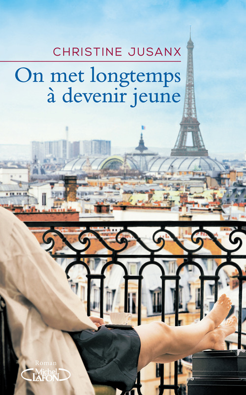 Couverture ebook de On met longtemps à devenir jeune, de Christine Jusanx