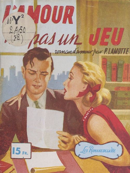 Couverture ebook de L'amour n'est pas un jeu, de P. Lamotte