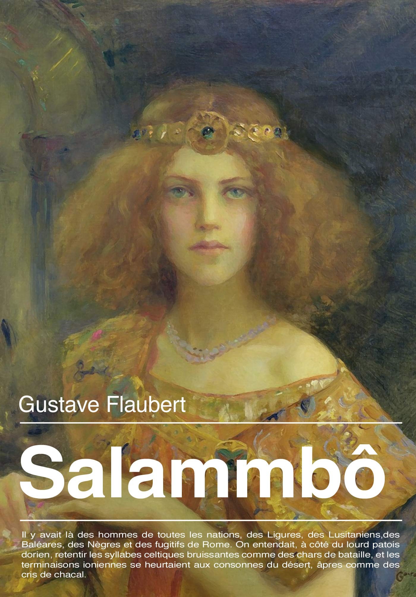 ebook cover of Salammbô, by Gustave Flaubert