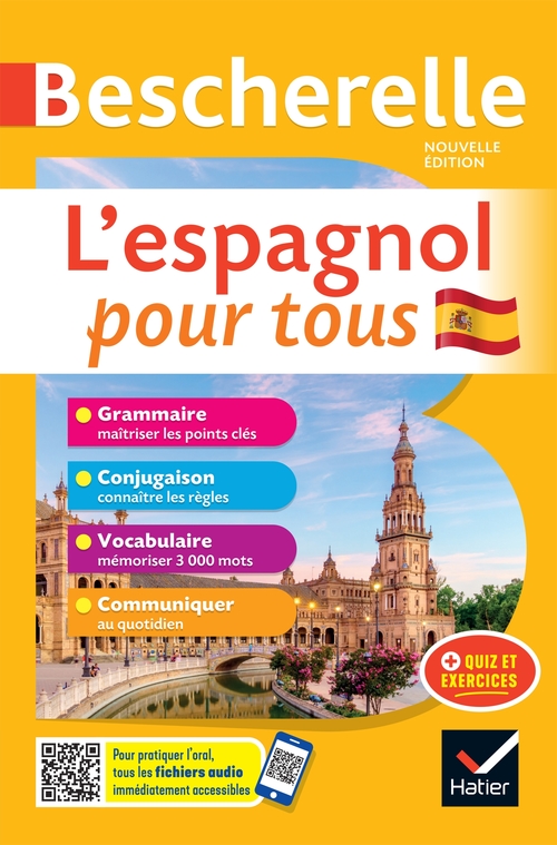 Couverture ebook de Bescherelle - L'espagnol pour tous, de Marta Lopez-Izquierdo, Monica Castillo Lluch