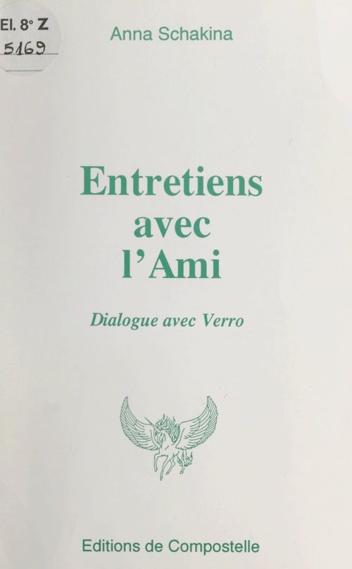 ebook cover of Entretiens avec l'Ami, by Anna Schakina