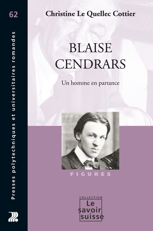 Couverture ebook de Blaise Cendrars, de Christine Le quellec-cottier