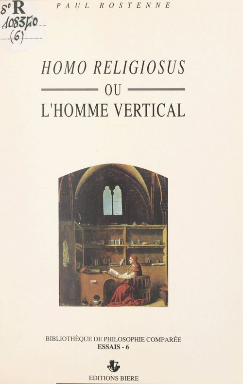 Couverture ebook de Homo religiosus, de Paul Rostenne