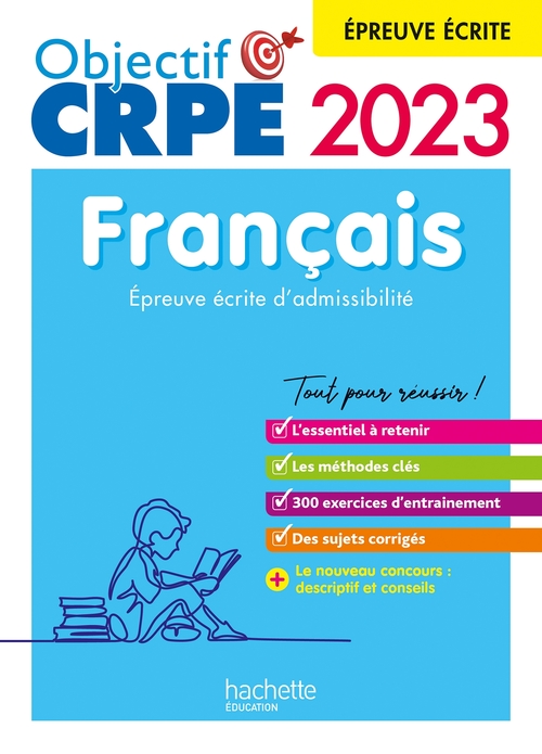 ebook cover of Nouveau concours CRPE 2023 - Français - épreuve écrite d'admissibilité (Objectif Concours), by Cécile Avezard-Roger, Laurence Allain Le Forestier, Kathy Similowski