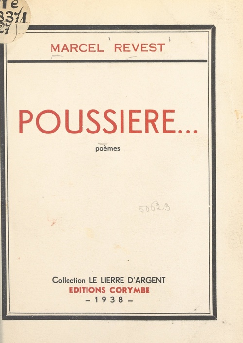 ebook cover of Poussière..., by Marcel Revest