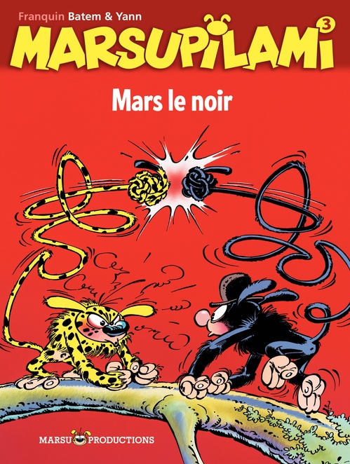 ebook cover of Marsupilami - Tome 3 - Mars le noir, by Batem, André Franquin, Yann