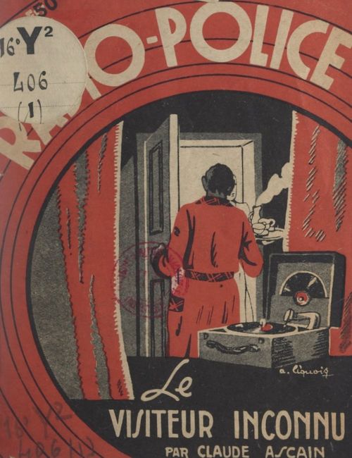 Couverture ebook de Le visiteur inconnu, de Claude Ascain