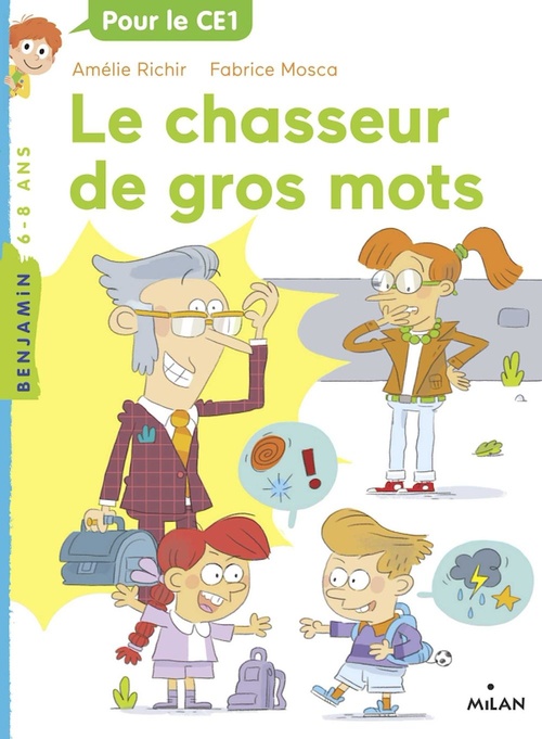 Couverture ebook de Le chasseur de gros mots, de Richir Amélie