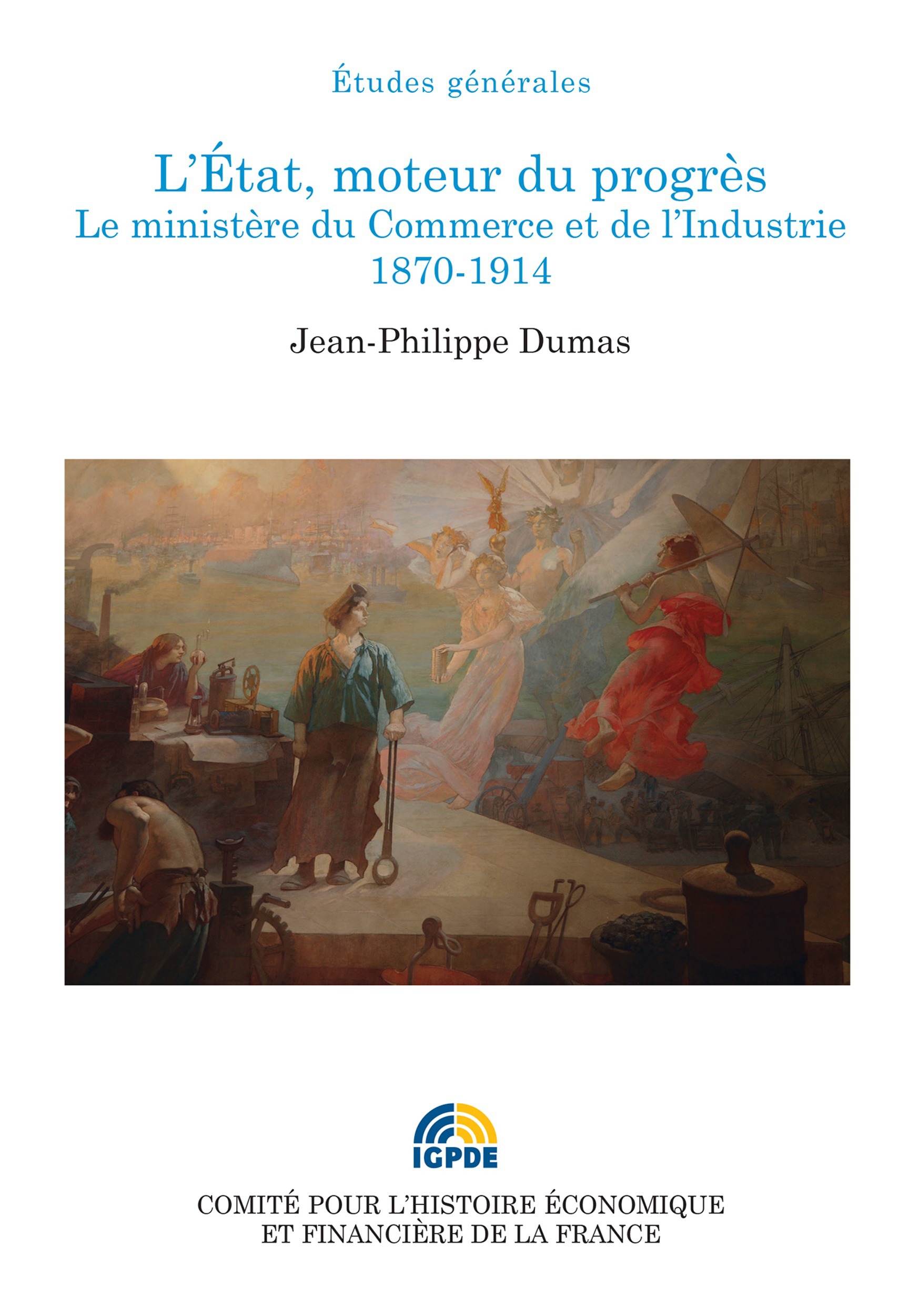 Couverture ebook de L´État, moteur du progrès, de Jean-Philippe Dumas
