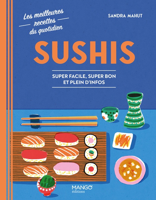 Couverture ebook de Sushis, de Sandra Mahut