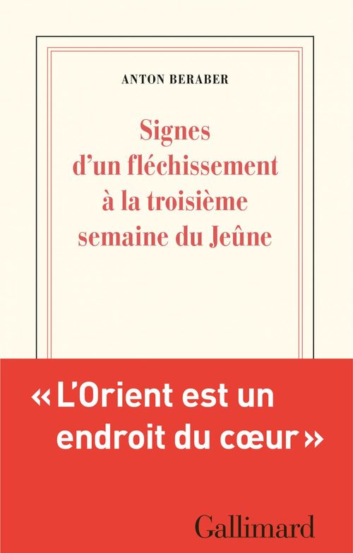 Couverture ebook de Signes d'un fléchissement à la troisième semaine du Jeûne, de Anton Beraber