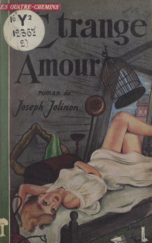 Couverture ebook de Étrange amour, de Joseph Jolinon
