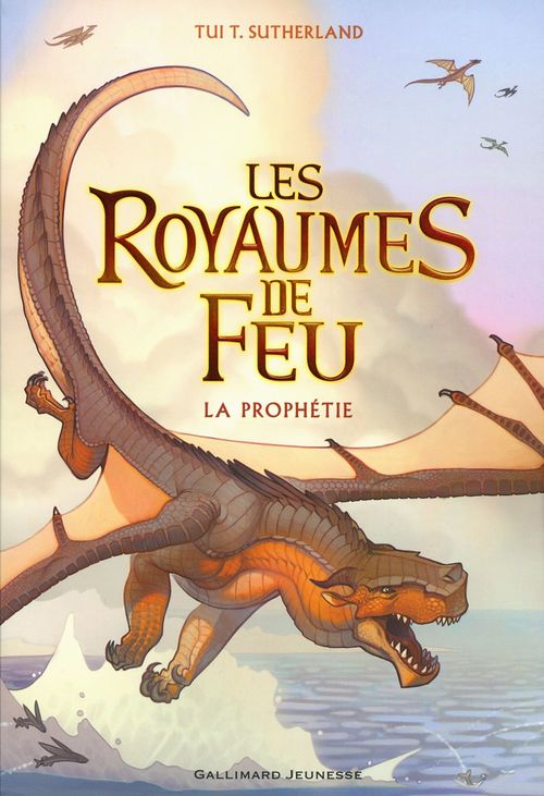 ebook cover of Les Royaumes de Feu (Tome 1) - La Prophétie, by Tui T. Sutherland