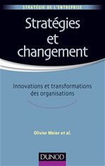 Couverture ebook de Stratégies et changement, de Olivier Meier