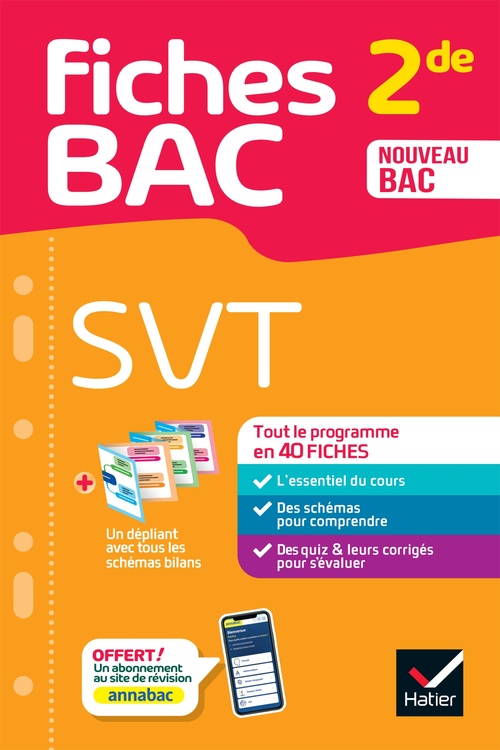 Couverture ebook de Fiches bac - SVT 2de, de Fabien Madoz-Bonnot
