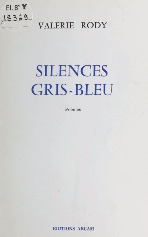 ebook cover of Silences gris-bleu, by Valerie Rody