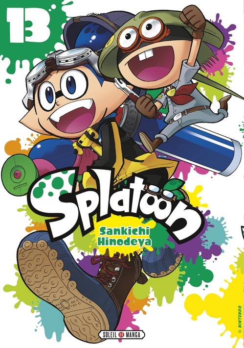 Couverture ebook de Splatoon T13, de Nintendo, Sankichi Hinodeya