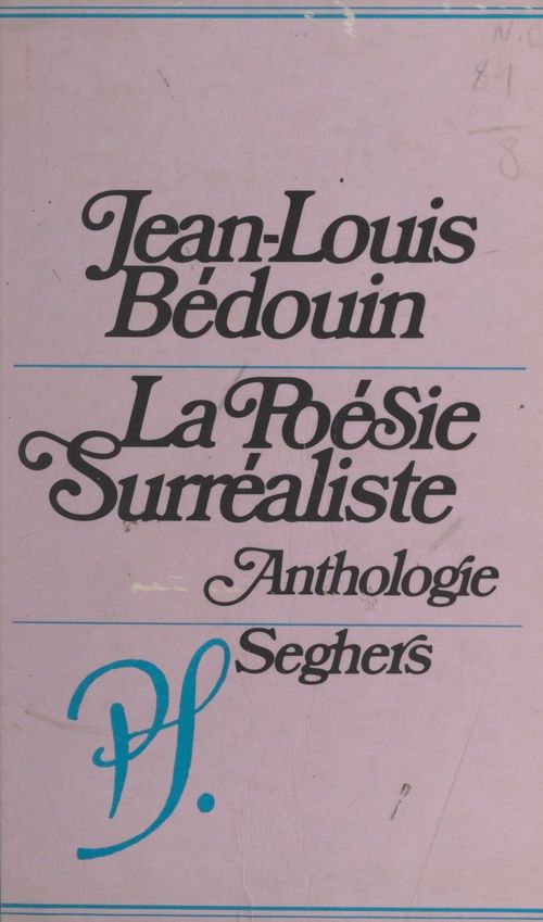 Couverture ebook de La poésie surréaliste, de Jean-Louis Bedouin