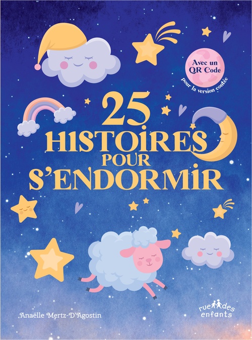 Couverture ebook de 25 histoires pour s´endormir, de Anaëlle Mertz-D'Agostin