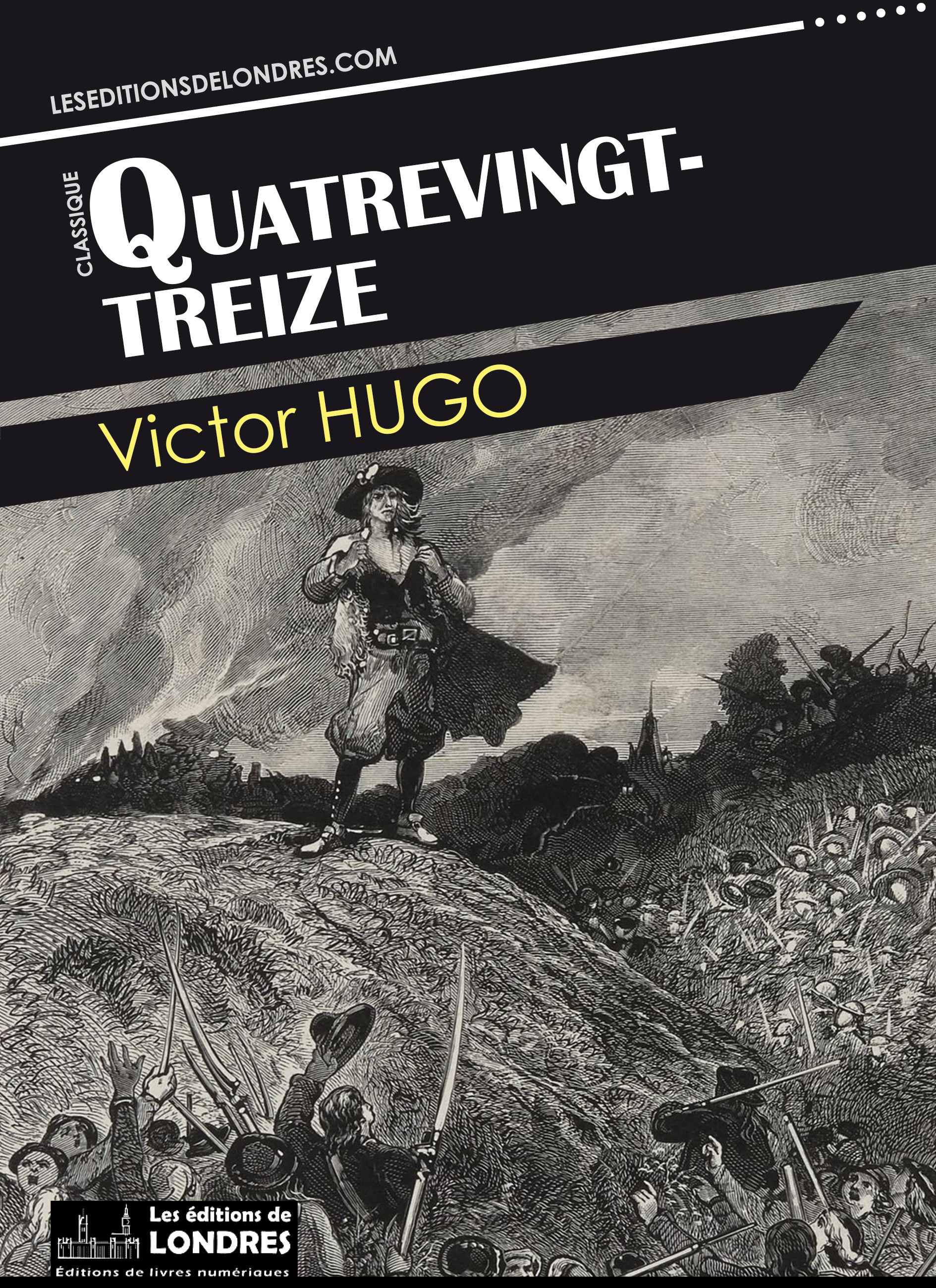 ebook cover of Quatrevingt-treize, by Victor Hugo