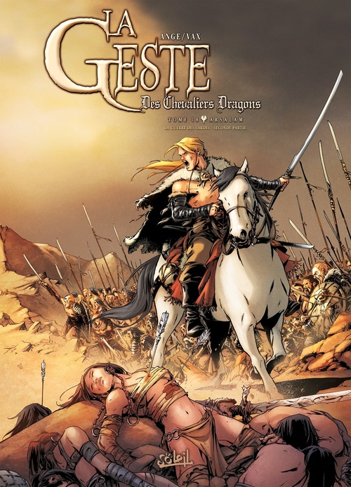 ebook cover of La Geste des Chevaliers Dragons T18 - Arsalam La Guerre des Sardes, by Ange