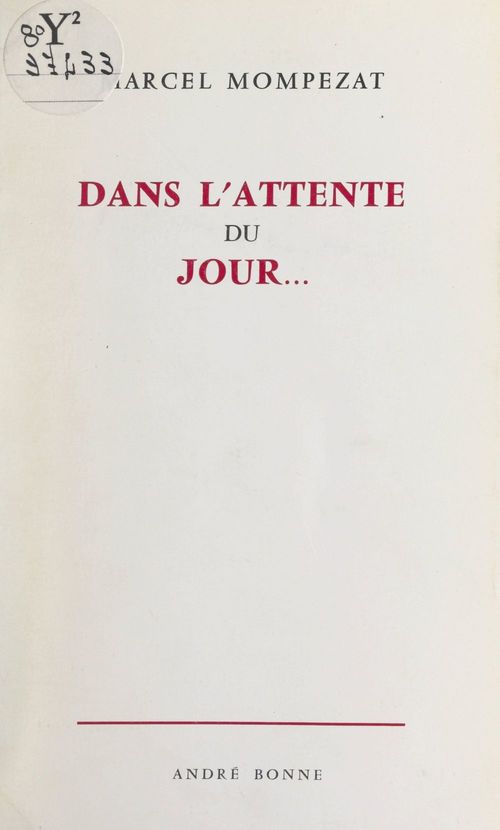 ebook cover of Dans l'attente du jour..., by Marcel Mompezat