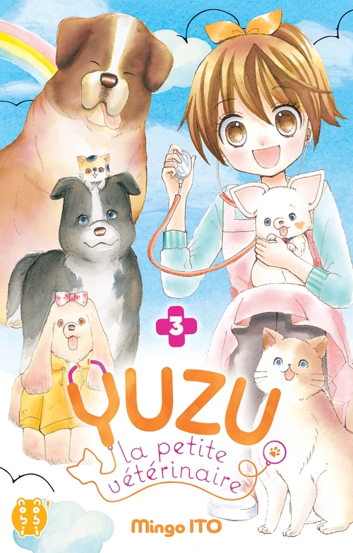 Couverture ebook de Yuzu, La petite vétérinaire T03, de Mingo Itô