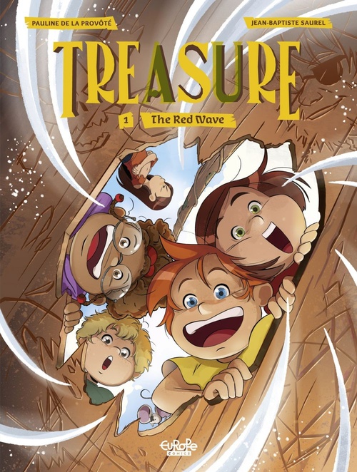 Couverture ebook de Treasure - Volume 1 - The Red Wave, de Jean-Baptiste Saurel