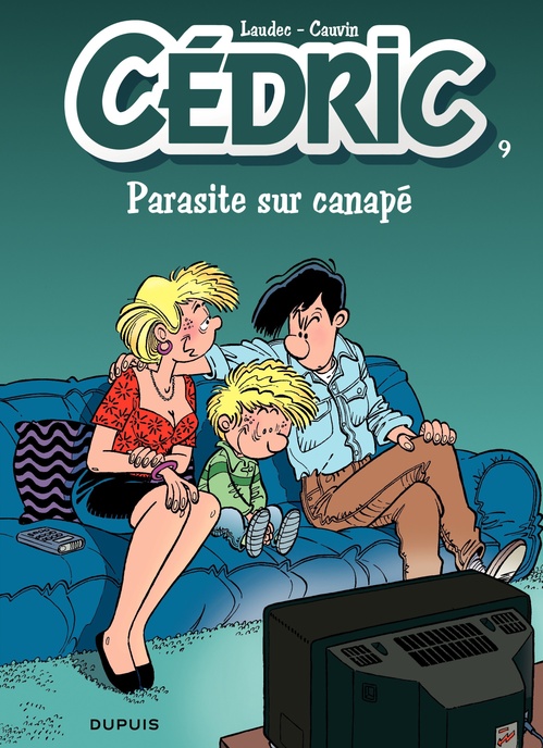 Couverture ebook de Cédric - Tome 9 - Parasite sur canapé, de Raoul Cauvin, Laudec