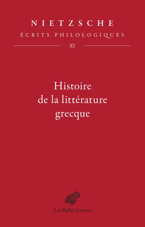Couverture ebook de Histoire de la littérature grecque, de Friedrich Nietzsche