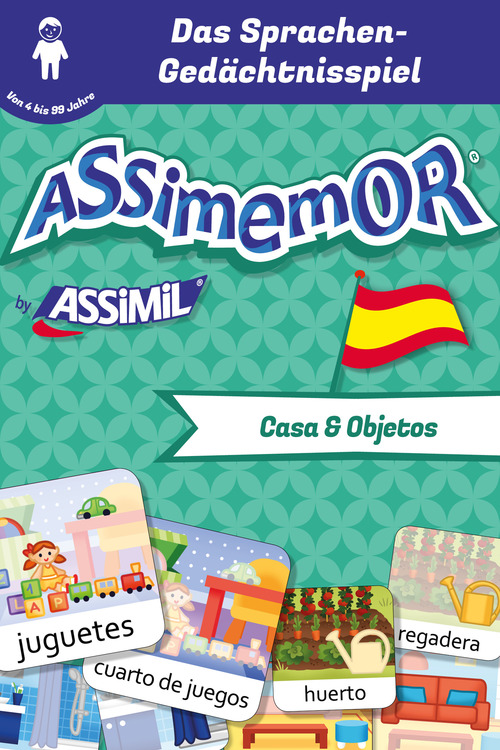 Couverture ebook de Assimemor - Meine ersten Wörter auf Spanisch: Casa y Objetos, de Celadon, Lea Fabre