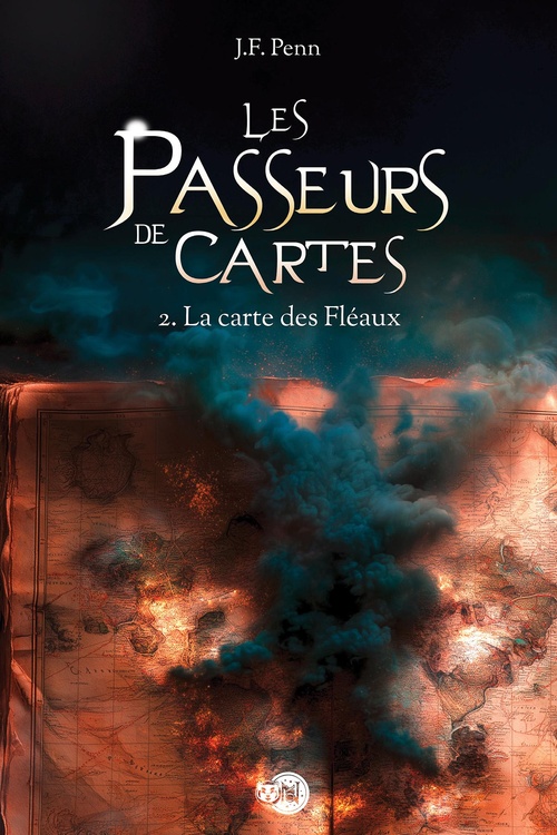 ebook cover of La carte des Fléaux, by J. F. Penn
