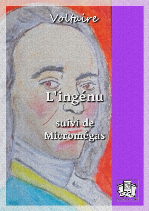 Couverture ebook de L'Ingénu, de Voltaire