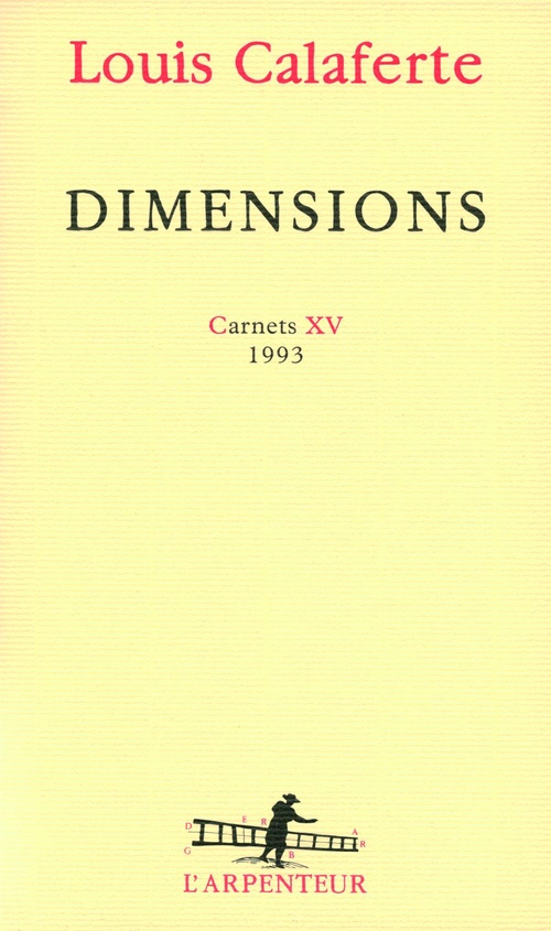 ebook cover of Dimensions, by Louis Calaferte