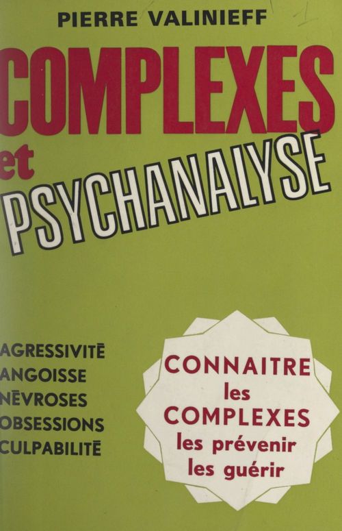Couverture ebook de Complexes et psychanalyse, de Pierre Valinieff