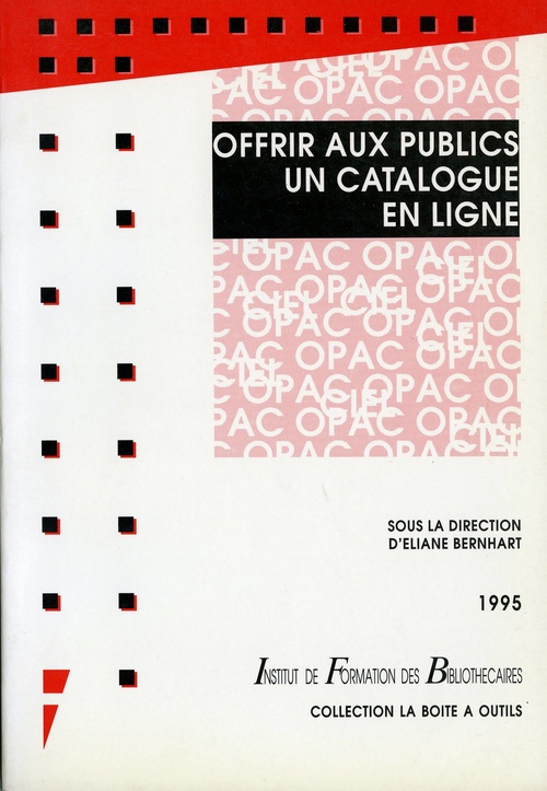 ebook cover of Offrir aux publics un catalogue en ligne, by