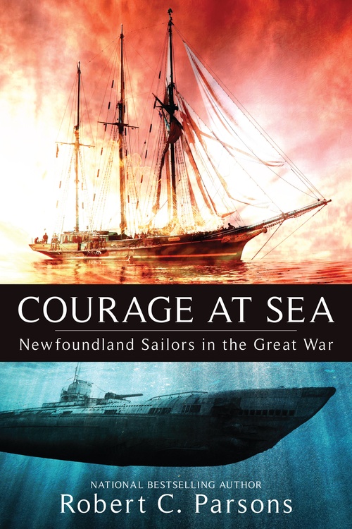 Couverture ebook de Courage at Sea, de Robert C. Parsons