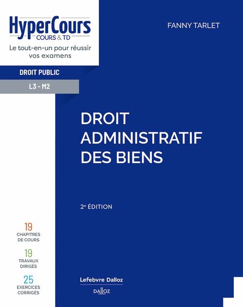 ebook cover of Droit administratif des biens. 2e éd., by Fanny Tarlet