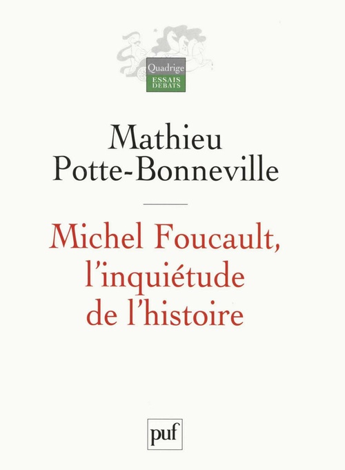 ebook cover of Michel Foucault, l'inquiétude de l'histoire, by Zoé Valdés