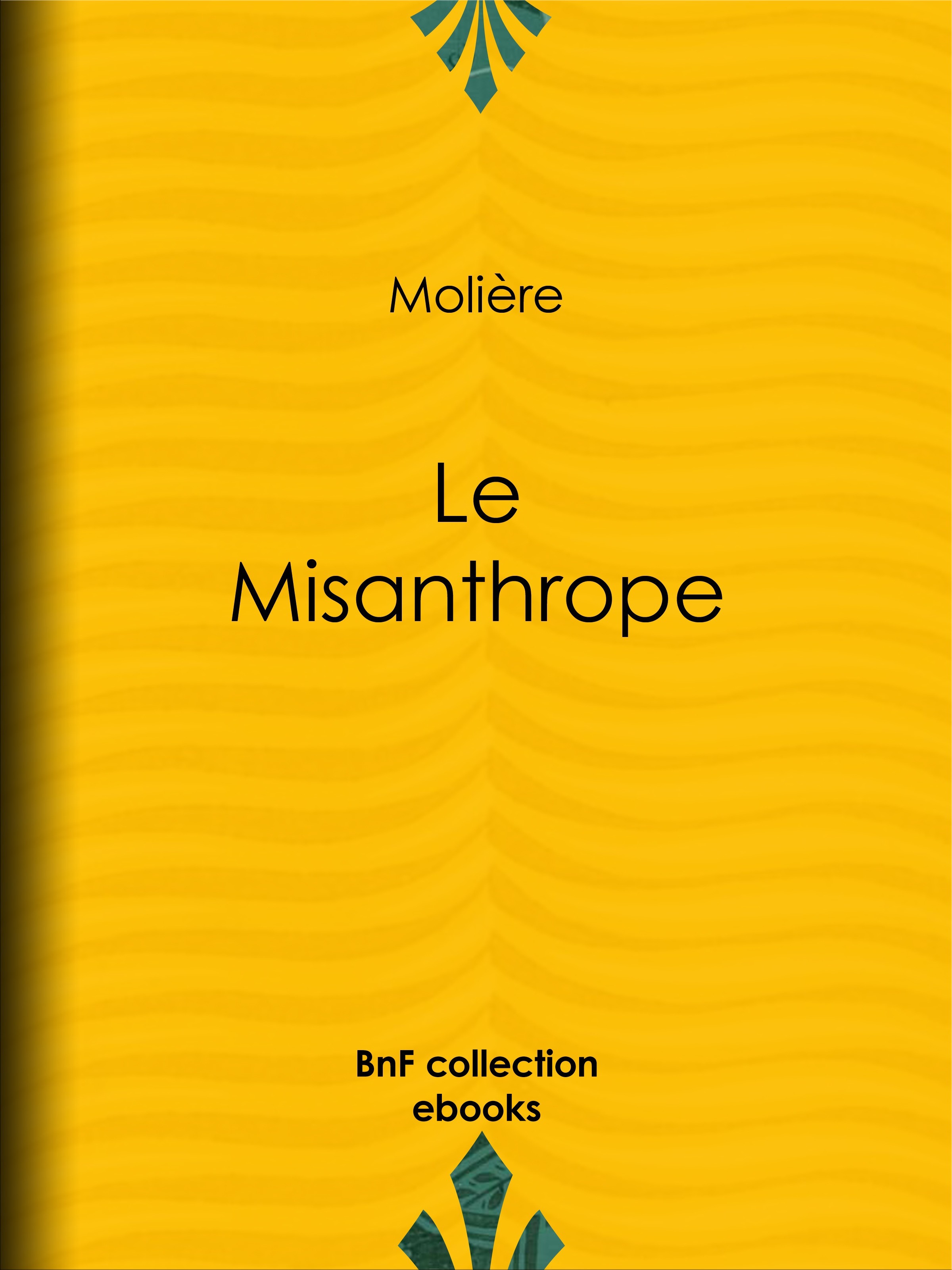 ebook cover of Le Misanthrope, by Molière