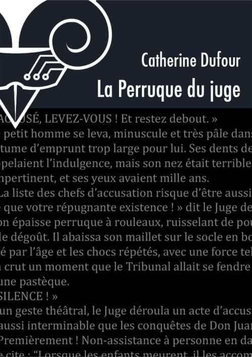 ebook cover of La Perruque du juge, by Catherine Dufour