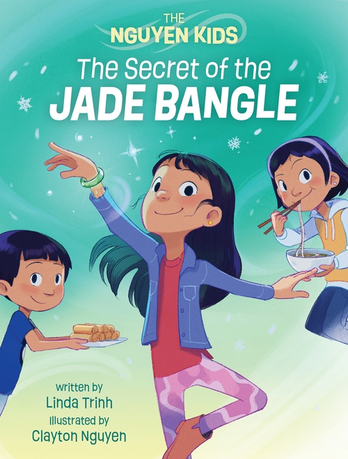 ebook cover of The Secret of the Jade Bangle, by Linda Trinh