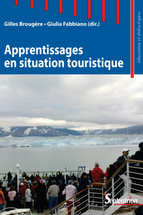 ebook cover of Apprentissages en situation touristique, by Gilles Brougère, Giulia Fabbiano
