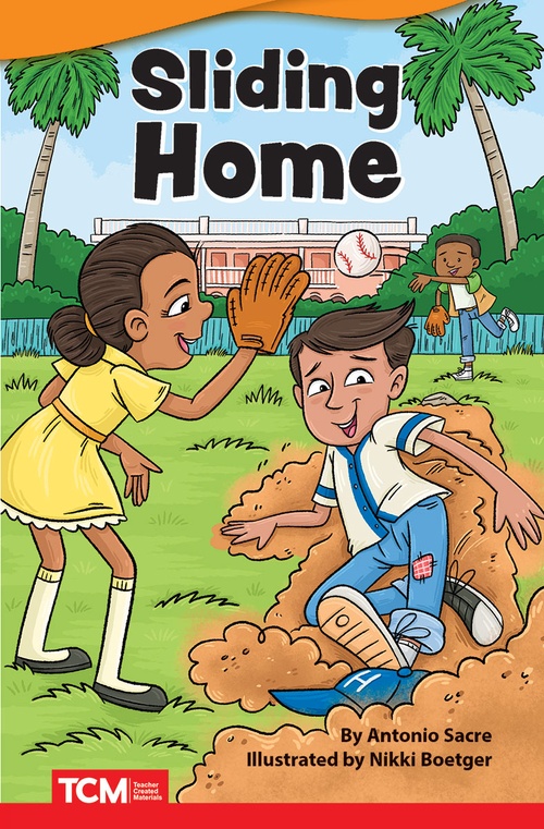 ebook cover of Sliding Home, by Antonio Sacre