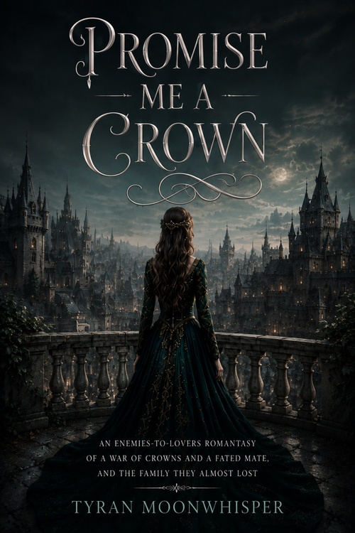 Couverture ebook de Promise Me a Crown, de Tyran Moonwhisper