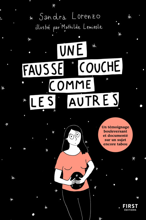 Couverture ebook de Une fausse couche comme les autres, de Mathilde Lemiesle, Sandra Lorenzo
